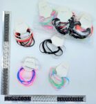 K – 017 pulsera hule con mensaje amor y amistad set 10pzas C12 XL27-41