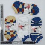 O – 084 calcetin decorado 4 sets de 3 pares SJ JUNG SOCKS