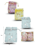 B – 009 bolsa organza 7x9cm C100 DZ16-1
