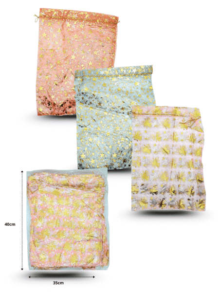 B - 013 bolsa de organza 40x35cm C/50 J1604