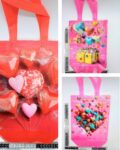 B – 025 bolsa plastificada con asa grande corazones C12 A21