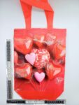 B – 025 bolsa plastificada con asa grande corazones C12 A21