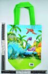 B – 027 bolsa plastificada con asa dinosaurio C12 TE-2502D-10