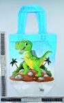 B – 027 bolsa plastificada con asa dinosaurio C12 TE-2502D-10