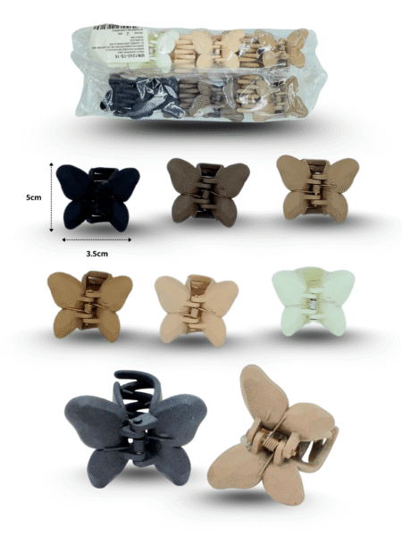 F - 038 pinza mariposa mate 4.5cm C/12 3B-16