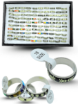 I - 600 anillo fluorescente acero inoxidable C/100 K-48
