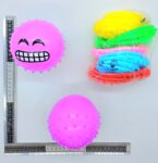 T – 095 pelota picos emoji colores 14cm C12 C3523A