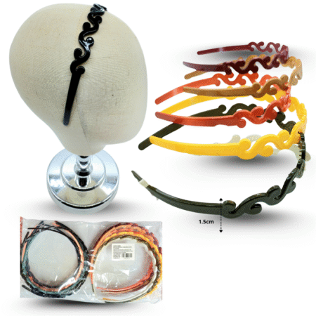 E - 578 diadema olas multicolor C/12 EE2421