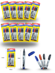 P - 134 marcador en blíster set 4 pzas C/10 UA-3001A