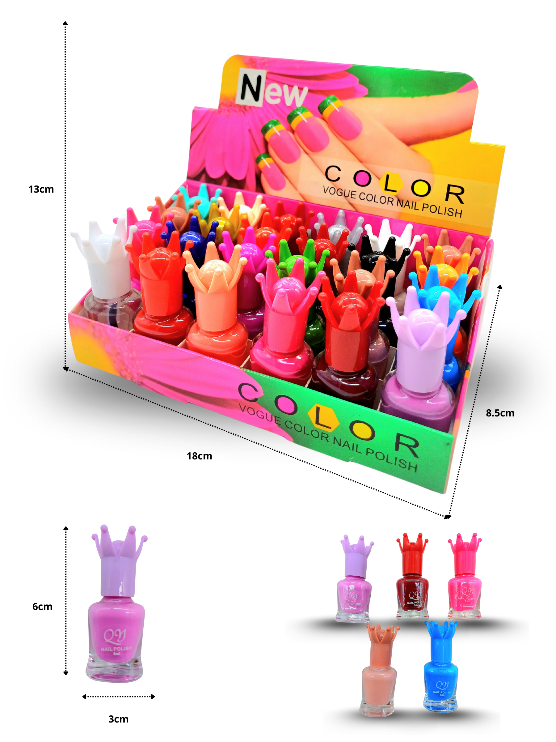 W - 005 esmalte corona new color C24 TB-0714C