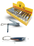 W – 023 cortaúñas chico con cadena y lima 5.2cm C24 G3375