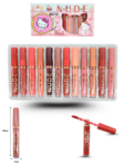 C – 017 lip gloss NUDE colores surtidos caja sweet kitty C12 CC-118
