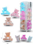 F – 062 pinza oso estampado 4cm C12 GF2412N-4