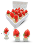 H – 108 adorno huevo cristal con flor C12 ZA-0029 o 0003