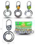 L – 034 llavero arnes doble aro decorado fut ball C12 HLH-1048