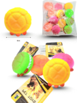 O – 041 juguete chillón para mascota 7.5cm hamburguesa C12 PR61192