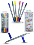 P – 121 plumin doble punta 6 colores C24 B2119