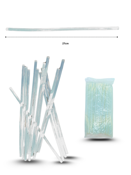 P - 224 barra silicón en bolsa 27cm C/100 1875