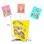 B - 012 bolsa de regalo cumpleañera 21cmx27cmx11cm C/12 GF253S-5