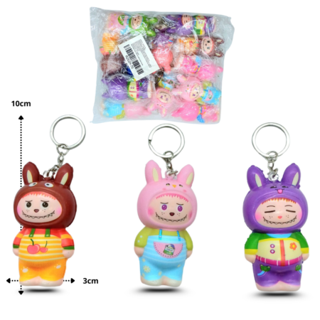 L - 027 llavero squishy LABUBU C/12 R252H-70