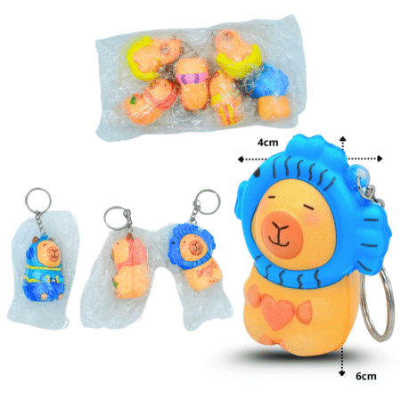 L - 019 llavero squishy capy bara C/12 R253K-42