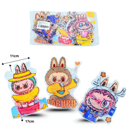 V - 015 liga látex bolsa decorada LABUBU C/12 GF253S-20
