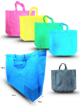 B - 001 bolsa guata colores 44x34x12 C/50 WEB-550