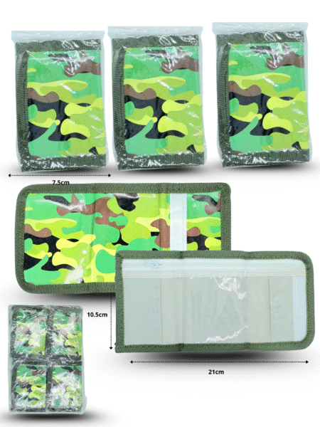 B - 022 cartera diseño camuflaje C/12 D4017