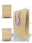 B - 402 bolsa mediana kraft  21cmx27cmx8cm C/12  CRS TRS