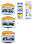 C – 050 pestaña postiza belleza natural C10 RUN-84