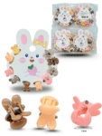 F - 026 piojo en carrusel blister conejo set 10 pzas C/12 RM110-2A-7