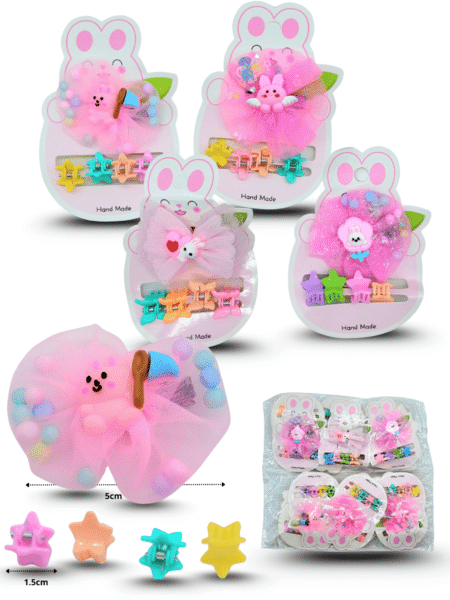 J - 014 pico tul decorado con figura y piojitos C/12 RM9-2A-2