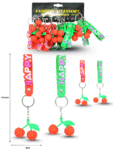 L - 006 llavero cerezas con cinta C/12 25G126