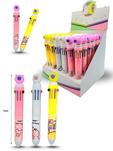 P - 003 pluma 10 tintas C/36 B2441