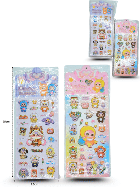 P - 008 Sticker en tira baby three C/12 G-25G88
