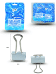 P – 010 clip sujetador tipo mariposa set 5 pzas C12 RM1071-1B-5