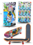 T – 633 patineta para dedos en blister individual 10×2.5cm C12 C5326