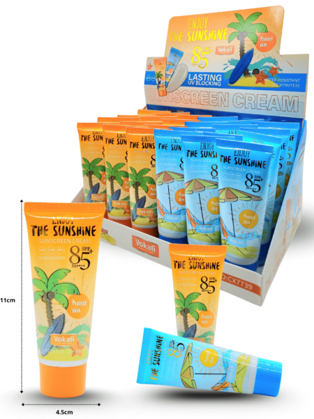 Z - 045  protector solar para rostro o cuerpo 85+ SPF muy alta protección C/24 CX7739 o HFS-7739