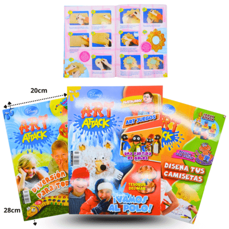 P - 299 libro art attack con actividades C/10 CORMAL