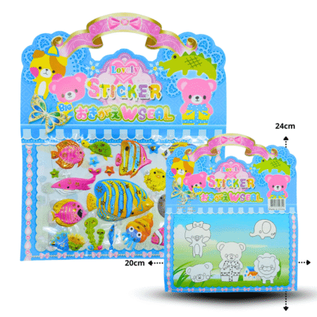 P – 159 sticker animales marinos C/20 C5009