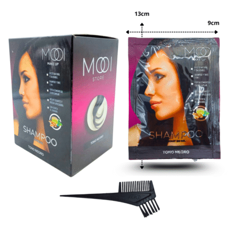Z - 038 shampoo con tinte tono negro C/10 75011
