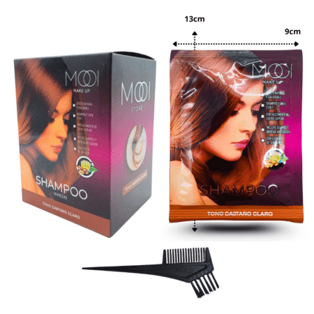 Z - 032 shampoo con tinte tono castaño claro C/10 75013
