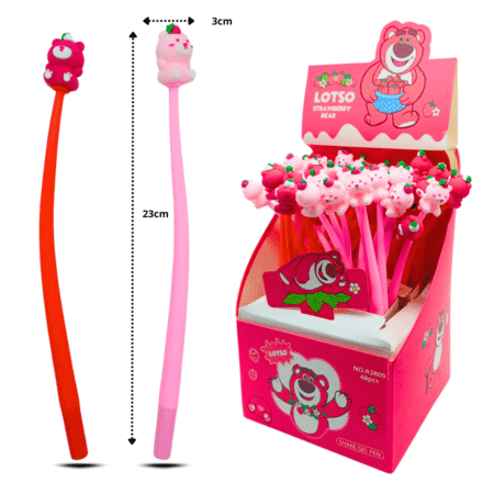 P - 102 pluma elástica oso lotso C/48 PL-C5025 o A3800
