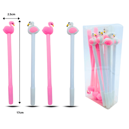 P - 107 pluma gel flamingo C/12 C0011