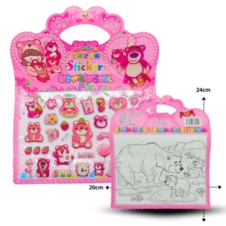 P - 169 sticker oso lotso C/20 CAL-C5022