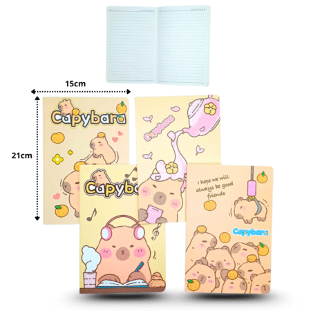 P - 027 libreta capy bara 13.5cmx20.5cm C/4 25F-63