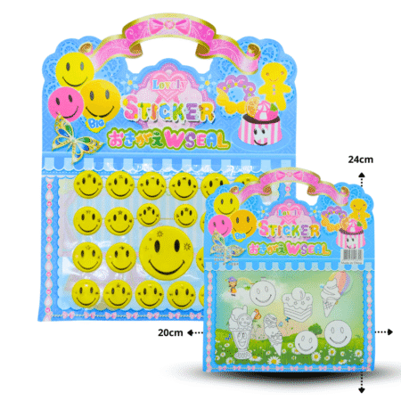 P - 161 sticker happy face C/20 C5009