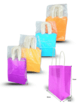 B - 001 bolsa para regalo color liso un solo color por paquete con asa de papel 15x12x6cm C/12 M687-3H-1