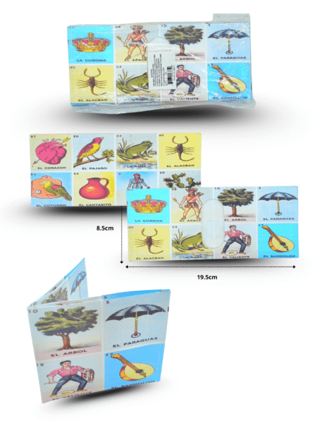 B - 028 cartera estampada loteria C/12 BA1293