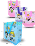 B – 029 bolsa plastificada decorada 23x21x10cm chicas super poderosas C12 25I-81